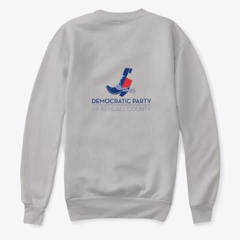 Gray sweatshirt with KCDP logo