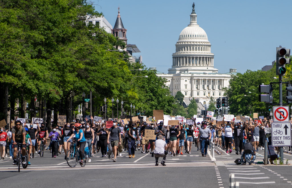 George Floyd protest in Washington D.C.