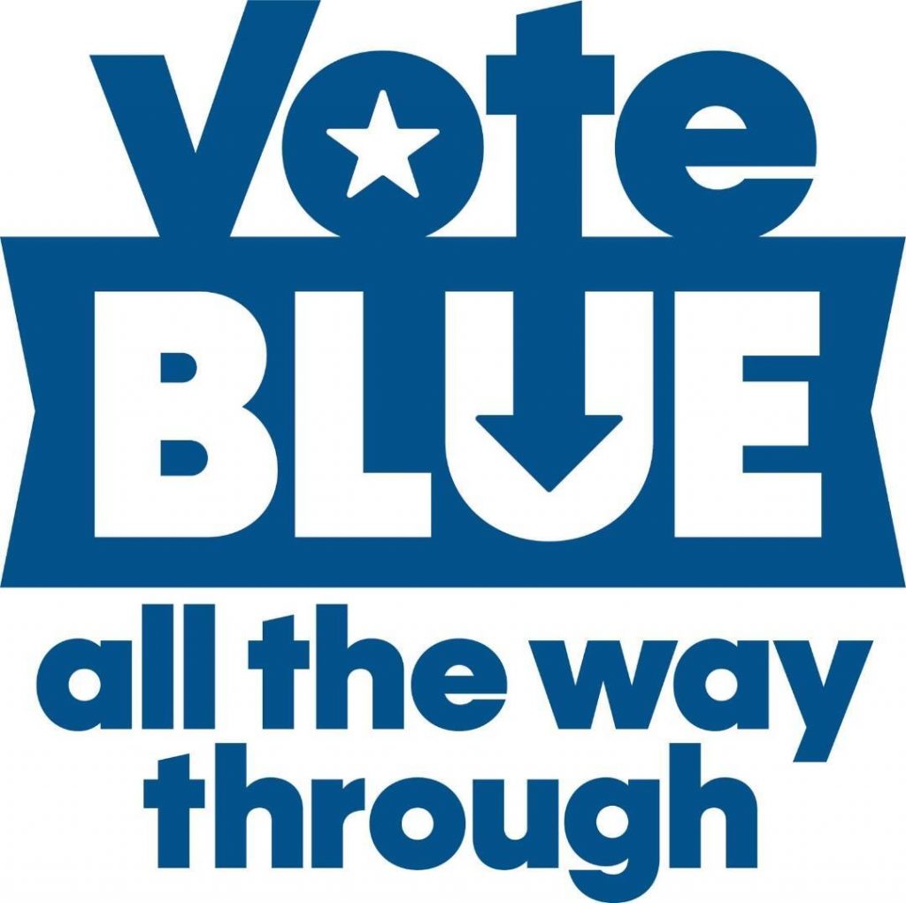 Notes From The Chair Vote Blue All The Way Through Democratic Party   Blue All The Way 1024x1021 