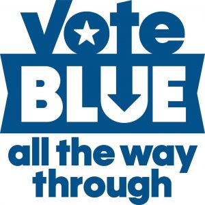 Notes from the Chair: Vote Blue All the Way Through