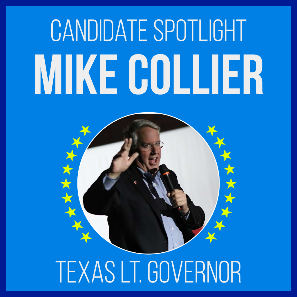 Mike Collier is a candidate for Texas Lt. Governor