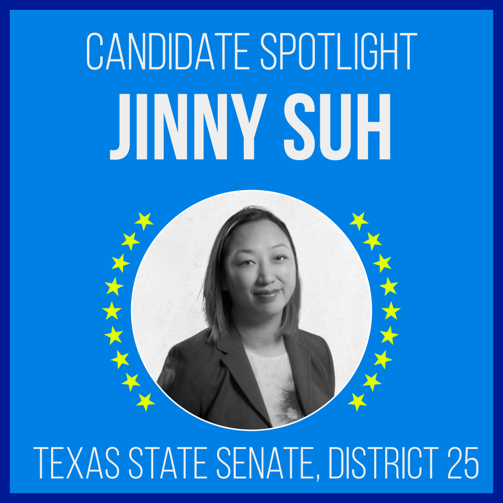 Jinny Suh is a candidate for Texas Senate District 25