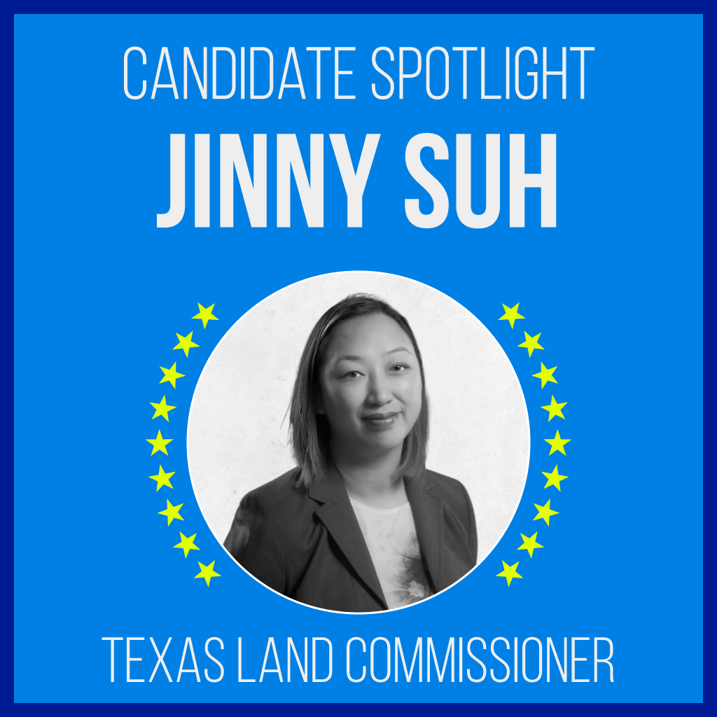 Jinny Suh is a 2022 candidate for Texas Land Commissioner