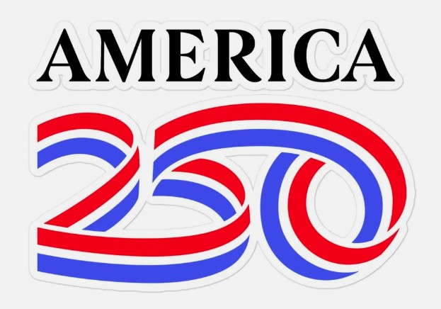 USA 250th birthday logo